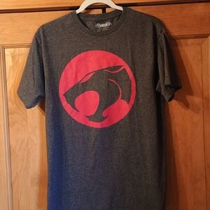Thundercats T-Shirt Sz M Gray Short Sleeve Cartoon TV Show Toy Warner Bros 80s